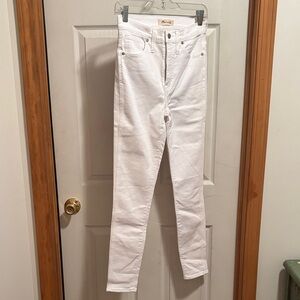Madewell Women's Crisp White Skinny Jeans
